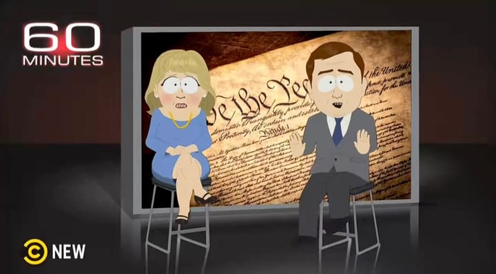 Fear, Loathing, CBS, and South Park